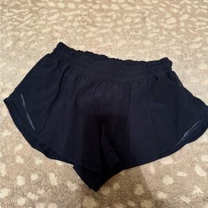 Lululemon Navy Hotty Hot Shorts